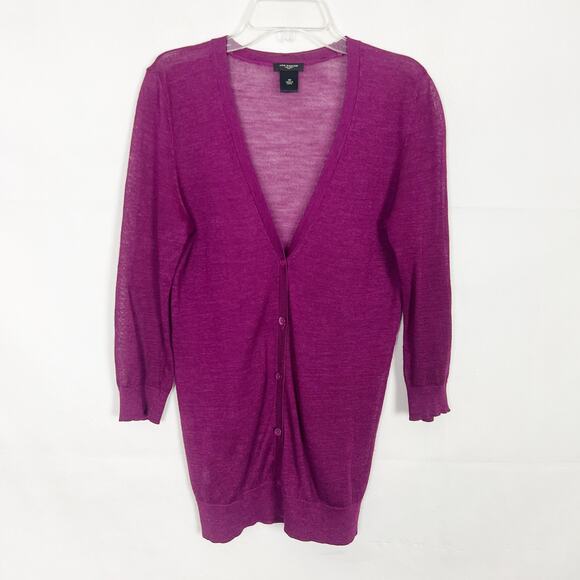 Ann Taylor 3/4 Sleeve Lightweight Cardigan Sweater Size XS - Picture 1 of 10